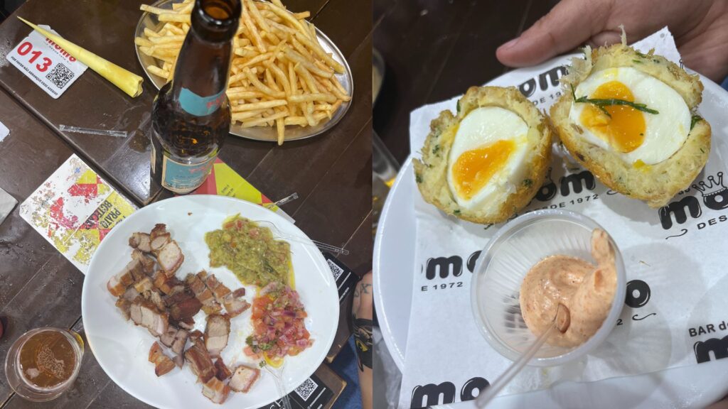 Bolinhos y torreznos 