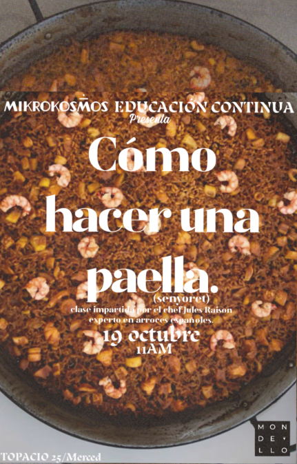 Clase de Paella